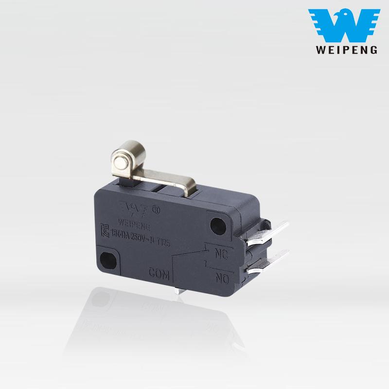 16A 3-Pin Self-Reset Roller เครื่องซักผ้า Micro Switch