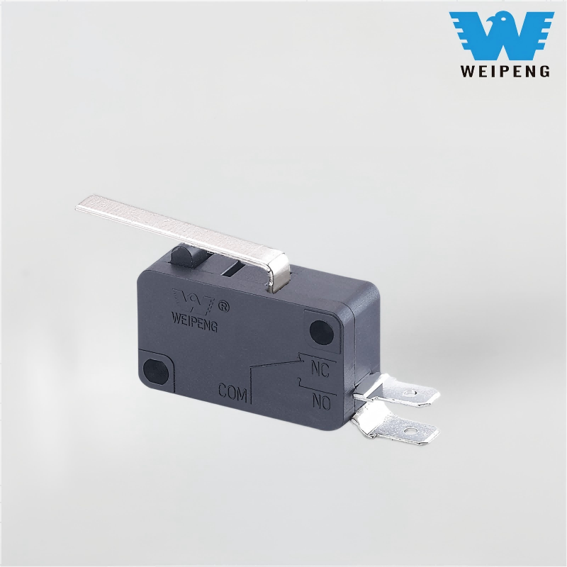 HK-14 ไมโครสวิตช์สองขาด้านข้างพร้อมก้านตรง