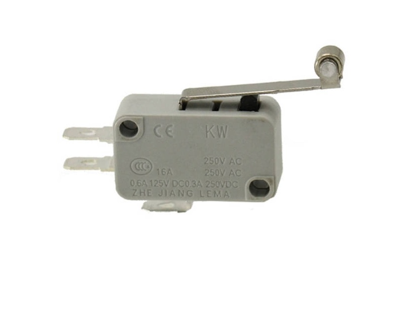 Roller Lever Micro Switch หุ่นยนต์กวาด