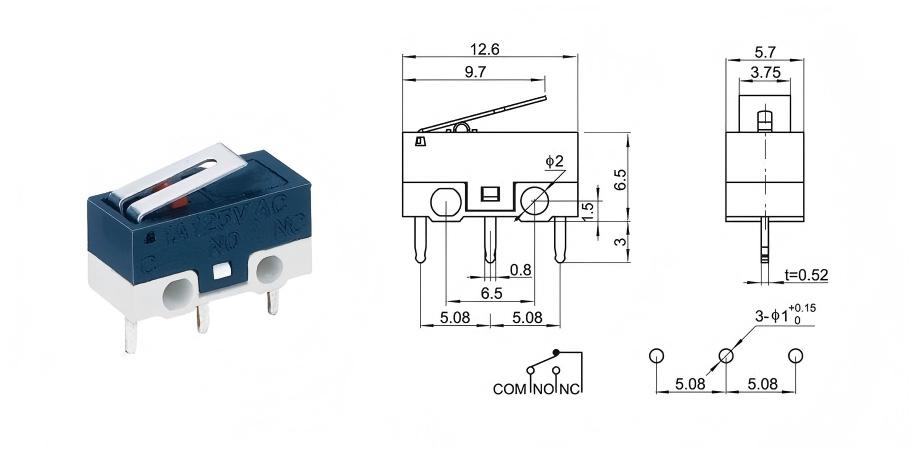 สวิตช์เมาส์ล็อคประตูอัจฉริยะ
