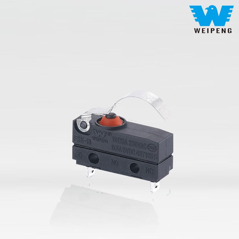 Weipeng 10A ผู้ผลิตไมโครสวิตช์คาร์ซีททางออกด้านข้าง IP67