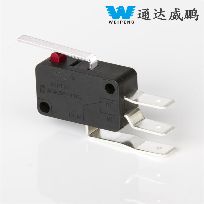 Weipeng สีดำ Small Travel Limit Micro Switch